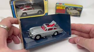 Sammlerherz freut sich James Bond Corgi Modell 04206 Aston Martin DB5 [upl. by Lamok910]