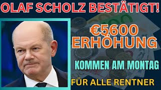 „Mach dich bereit Riesige Zahlungen von 5600 € für Rentner und Leistungen am Montag“ [upl. by Ketty]