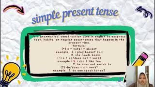 learning about simple present tense simple past tense simple continuous tense passive voice [upl. by Salokcin]