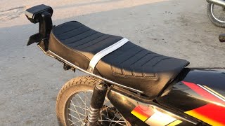 how to make bike seat comfortable for long tours  how to make bike seat soft cd 70 bike [upl. by Hibbitts]