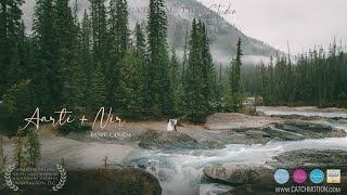 Love in the Mountains A Banff Engagement Story of Aarti and Nirs by Catch Motion Studio [upl. by Nyved773]