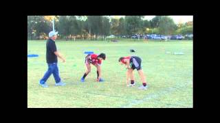 Rugby League Tackle Prep Timing [upl. by Aleen]