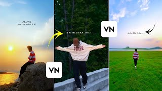 Vn Lyrics Reels Video Editing  Vn App Trending Lyrics Video Editing  How To Add Lyrics To A Video [upl. by Adella]