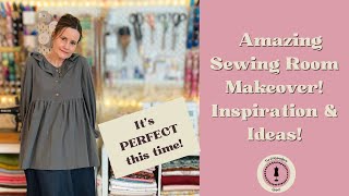 Sewing Studio Makeover Achieving Ultimate Perfection [upl. by Einapets]