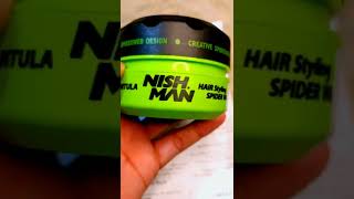 Spider wax unboxing  hair styling spider wax Nish Man wax unboxing shorts [upl. by Annoel751]