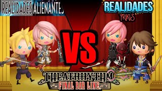 REALIDADES FRIKIS VS REALIDADES ALIENANTES  LA PELEA DEL SIGLO SE DEFINE EN THEATRHYTHM FINAL BAR [upl. by Clark973]