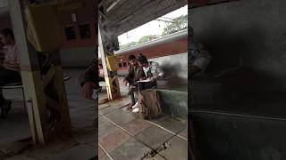 Railway station 🚉 live sketch ll railway live sketch viralshorts shortvideo shortsfeed [upl. by Assirahs]