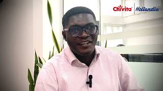 Chivita  Hollandia Employee Spotlight  Gofwan Gotau HRIS Manager [upl. by Eladnor]