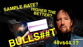 Which Sample Rate to use Does 48k sound better than 441k  Jack Joseph Puig [upl. by Krahmer]