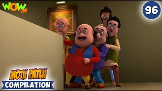 Motu Trembling  Motu Patlu Season 13  Compilation 96  Motu Patlu New  Cartoons For Kids spot [upl. by Nerred]