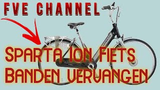 Banden wisselenvervangen Sparta Elektrische fiets [upl. by Aurel169]