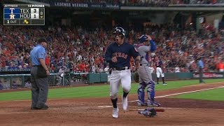 TEXHOU Altuve plates Bregman on a single to center [upl. by Eednam738]