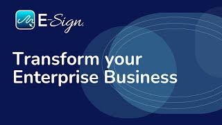 ESignatures and Workflow Automation for Enterprise  ESign [upl. by Leshia]