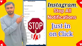 How to Stop Notifications on InstagramInstagram Notifications Settings Tech Hasnani [upl. by Eimmij]