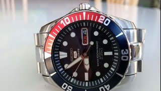 Uhrenratgeber Seiko 5 Sports Automatik Diver  Test  Review  Deutsch [upl. by Aihsenal]