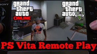 GTA V Grand Theft Auto V Online PS Vita Remote Play [upl. by Lajes]