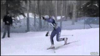 Ridiculous Championship Cross Country Skiing Fail [upl. by Hairabez]