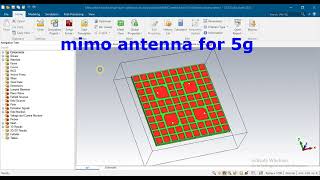 Metasurface based wideband circularly polarized MIMO antenna for 5G millimeterwave systems CST HFSS [upl. by Ycnalc]