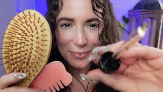 ASMR  Ultimate Hair Brushing amp Scalp Massage Layered [upl. by Eenwahs]