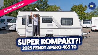 JETZT NEU😍 2025 Fendt Apero 465 TG  Caravan  Test amp Kaufberatung  Camperland Bong [upl. by Akcemat]