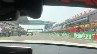 F1 CHINESE GP2019 Pirelli Hot Laps 6 Mercedes AMG GT R Incar video（F1上海GP同乗走行） [upl. by Iasi]