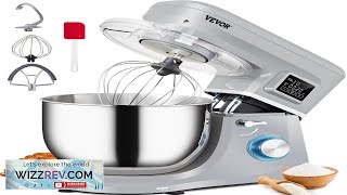 VEVOR Stand Mixer 660W Electric Dough Mixer with 6 Speeds LCD Screen Review [upl. by Almita]