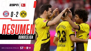 ¡VICTORIA HISTÓRICA DEL DORTMUND EN EL CLÁSICO ALEMÁN  B Munich 02 B Dortmund  RESUMEN [upl. by Nero]