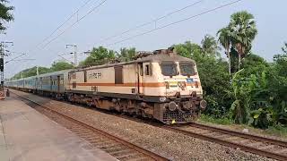 Slow Train Passing Abada St SE Section  train indianrailways youtube trending viralvideo [upl. by Nednyl484]