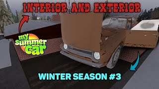 Satsuma assembling Interior and Exterior Winter Season  My summer car 3 [upl. by Aicelf]