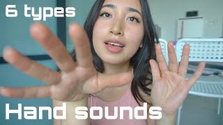 6 levels of Hand Sounds ASMR only 🤌🏼  finger flutters snapping hand rubbing [upl. by Cirtemed638]