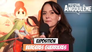 Visite de lexposition Bergère Guerrière en direct du Festival d’Angoulême [upl. by Selena]