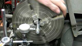 ATLAS LATHE 4jaw chuck demo TUBALCAIN mrpete [upl. by Alister]