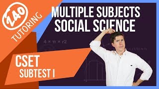 CSET Multiple Subjects Subtest I Social Science  Full Test Breakdown Updated [upl. by Lindie555]