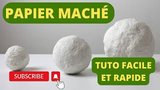 Comment faire du papier mâché  Recette facile et rapide [upl. by Eniledgam]