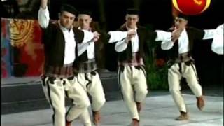 Тешкото  Teshkoto  Macedonian Miyak Region Mens Traditional Folk Dance [upl. by Akienat]