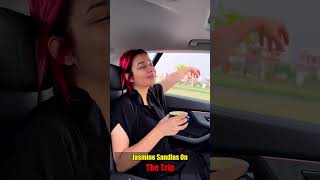 Jasmine Sandlas on the trip😍😍 [upl. by Sallad]