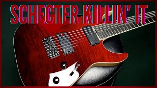 Schecter C7 SLS Elite Red Blooded Metal Monster [upl. by Goggin]