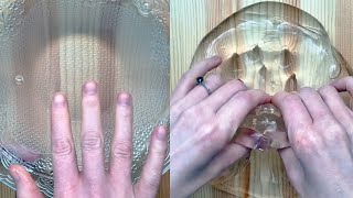 Super Clear Slime ASMR [upl. by Gurl]