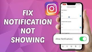 How to Fix Notifications Not Showing on Instagram [upl. by Nagel]