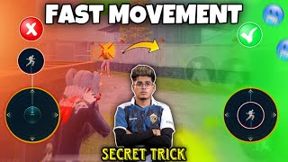 🥶Fast Joystick Trick BgmiPubg  Best Joystick Size And Sprint Sensitivity For Smooth Joystick [upl. by Dnalyaw907]