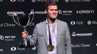 SchachKönig Carlsen verteidigt WMTitel [upl. by Celtic]