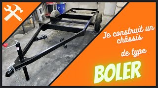 Je construit un châssis pour une roulotte de type Boler [upl. by Robinett481]