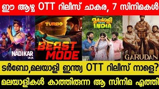 New Malayalam Movie Malayalee IndiaTurbo OTT Release Tommorrow  This Week OTT Releases Agent OTT [upl. by Ekihc]