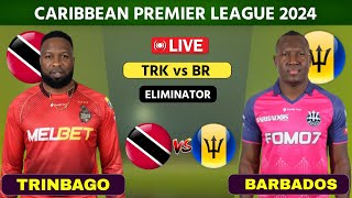 CPL Live Trinbago Knight Riders vs Barbados Royals Live 31st Match  TKR vs BR Live [upl. by Corvin]