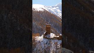 King Tamar’s summer residence in Ushguli Svaneti 🇬🇪 [upl. by Weidar]