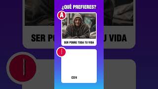 ¿QUE PREFIERES Quiz Triviador 🔥🟢🔴🔥 [upl. by Naujtna]