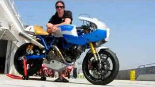 NCR Ducati New Blue Sport Classic first test [upl. by Desi]