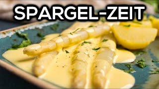 So geht Spargel mit Sauce Hollandaise Schnelles Rezept [upl. by Nalced]