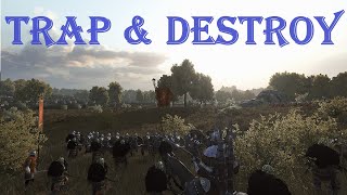 Bannerlord Tactics Bait and Snap Destroy the enemy Vanguard [upl. by Cormier]