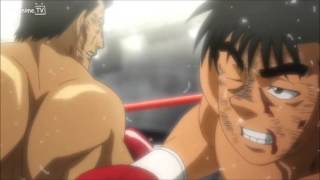 Hajime no ippo  New Dempsey Roll Ippo vs Sawamura 1080p [upl. by Anerres]